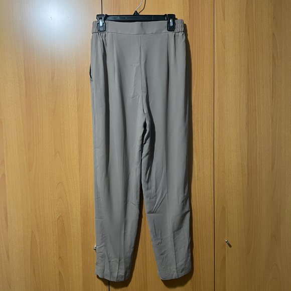 Taupe Straight Leg Trousers - Picture 2 of 4